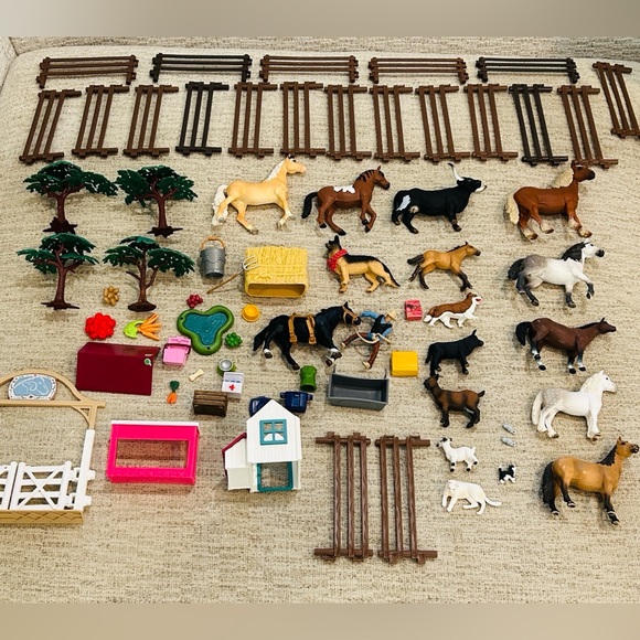 schleich Other - Schleich Horse Club Riders Horses, Lots of Animals & Accessories